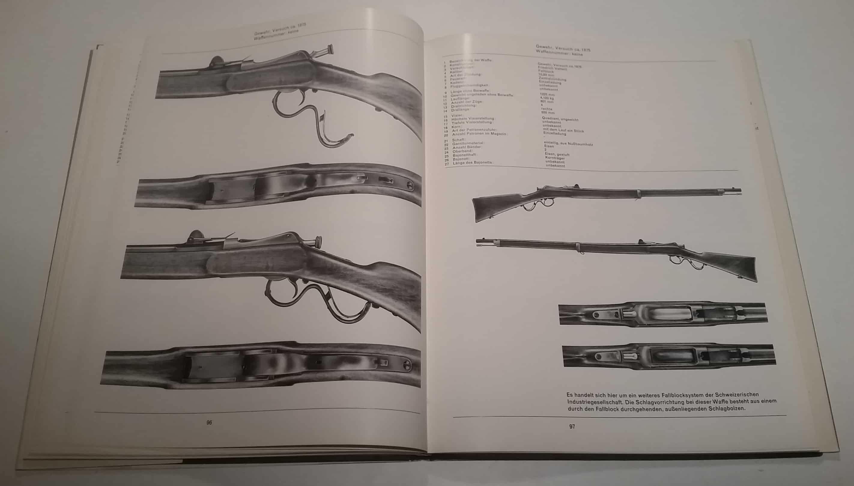 Gewehr, Versuch ca. 1875.