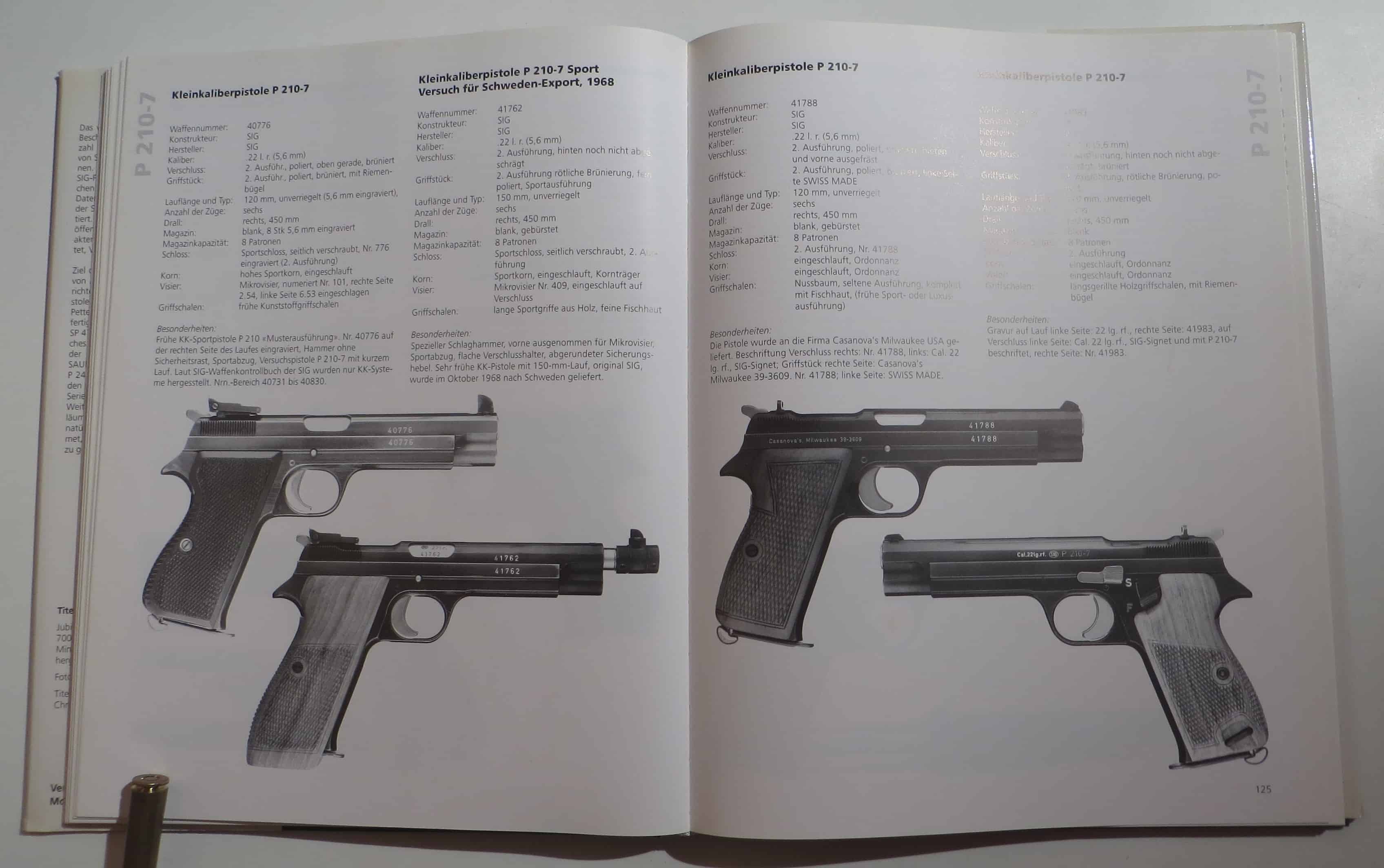 Und hier eine komplette Werkskleinkaliber P210.