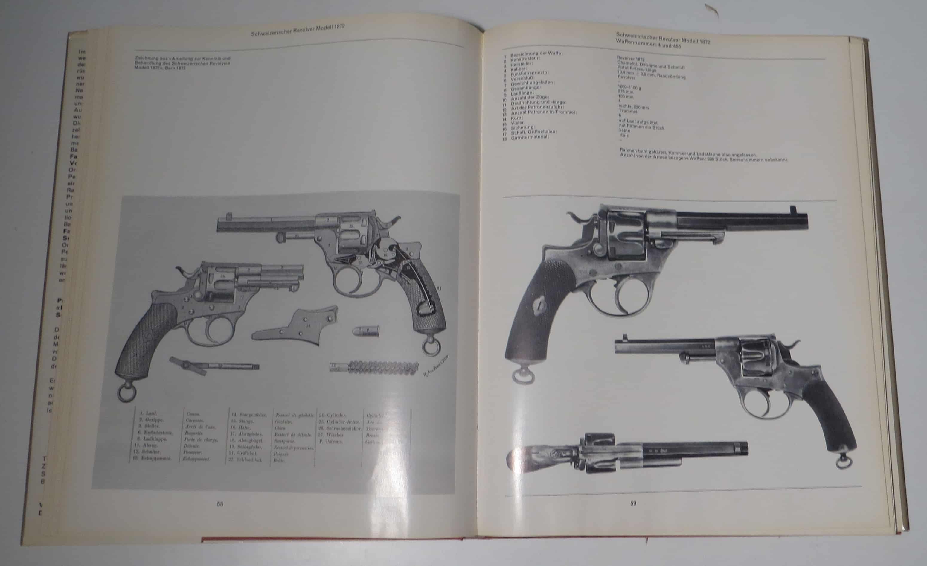 Der Revolver 1872, mit Zeichnung.