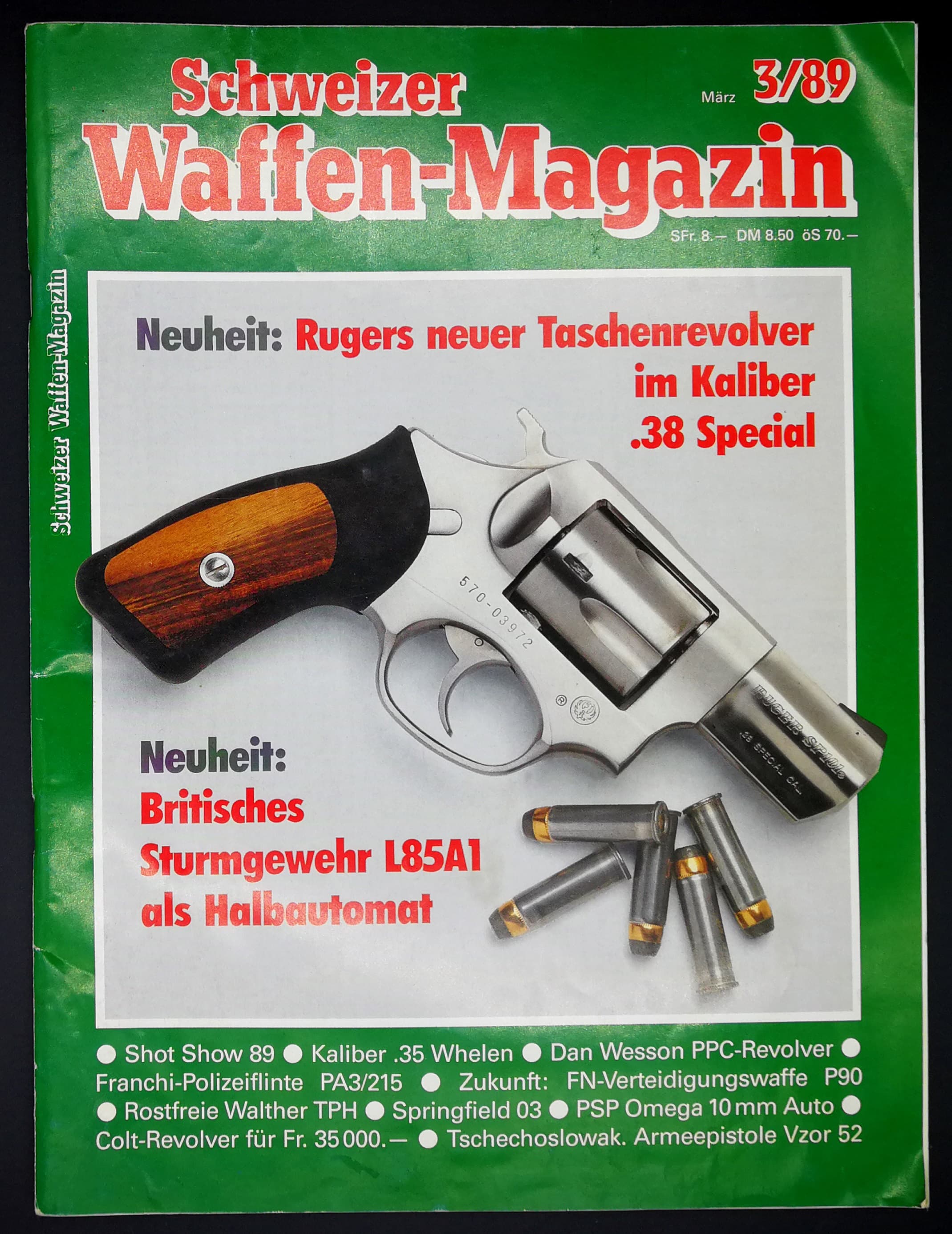 SP101 von Ruger, einfach zu erkennen am Griffmuster.