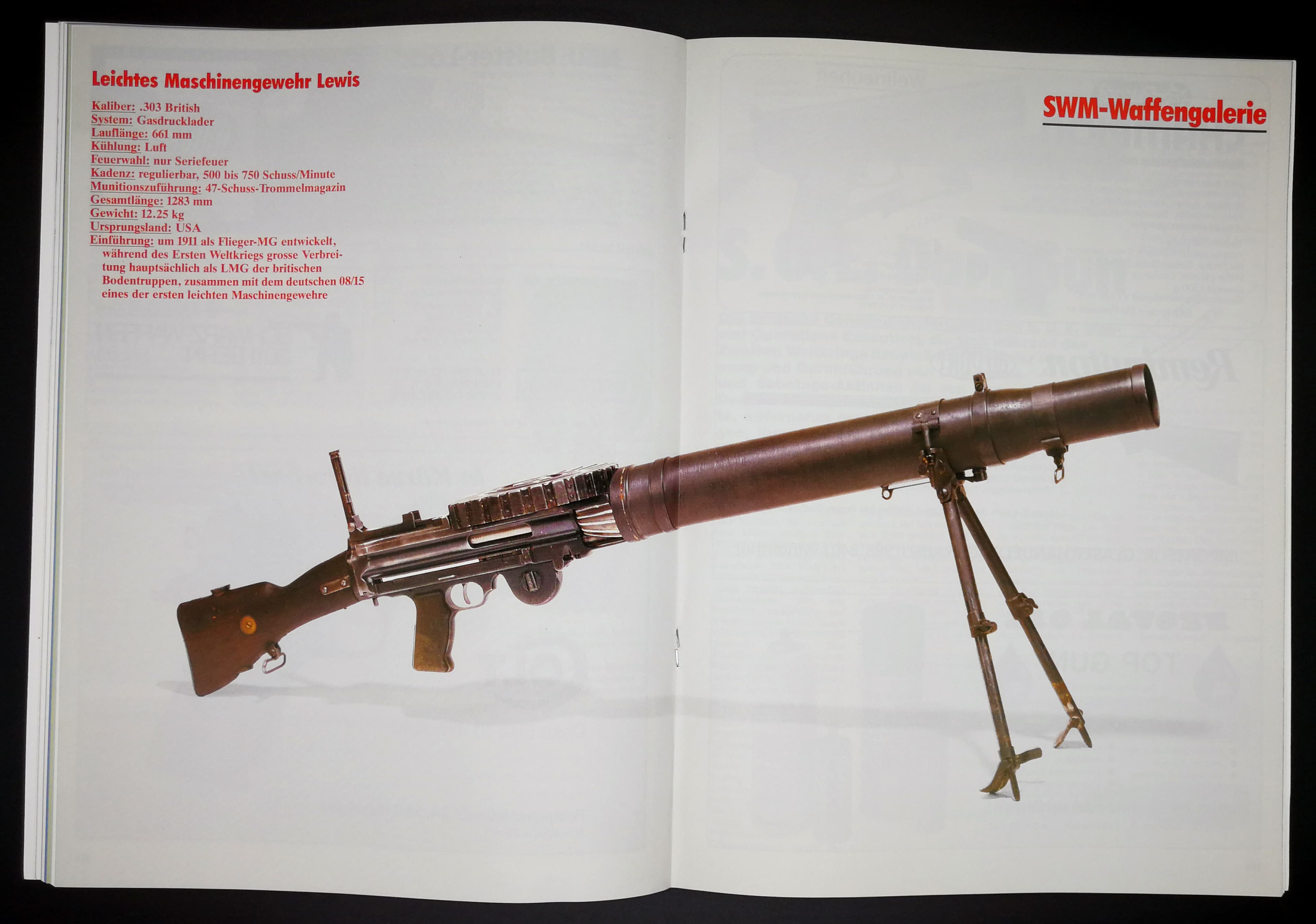 Mmmmh Centerfolds... Das Lewis LMG ziert dieses Mal die Mitte.
