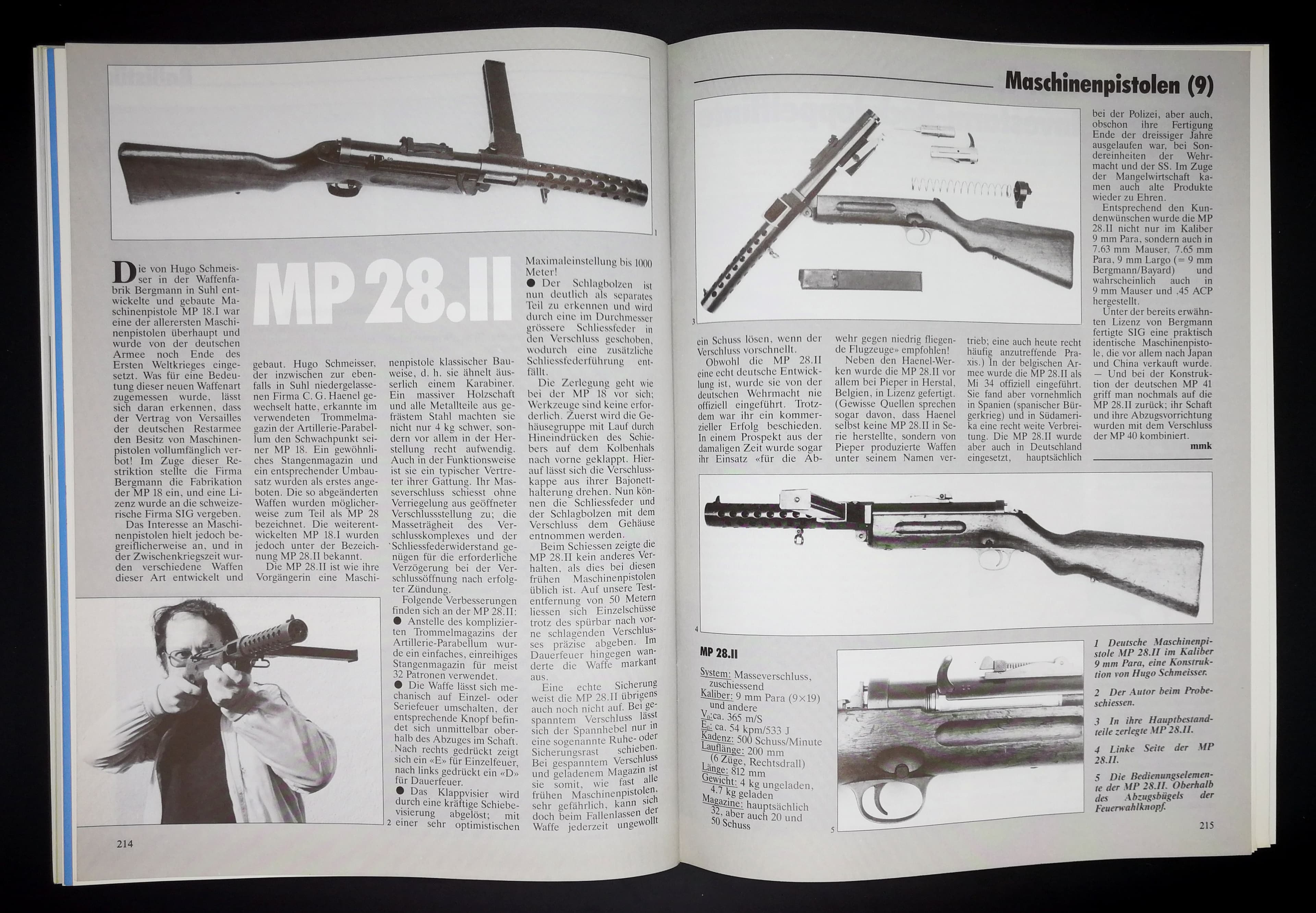 Schmeisser kanns: Hugos MP 28.II
