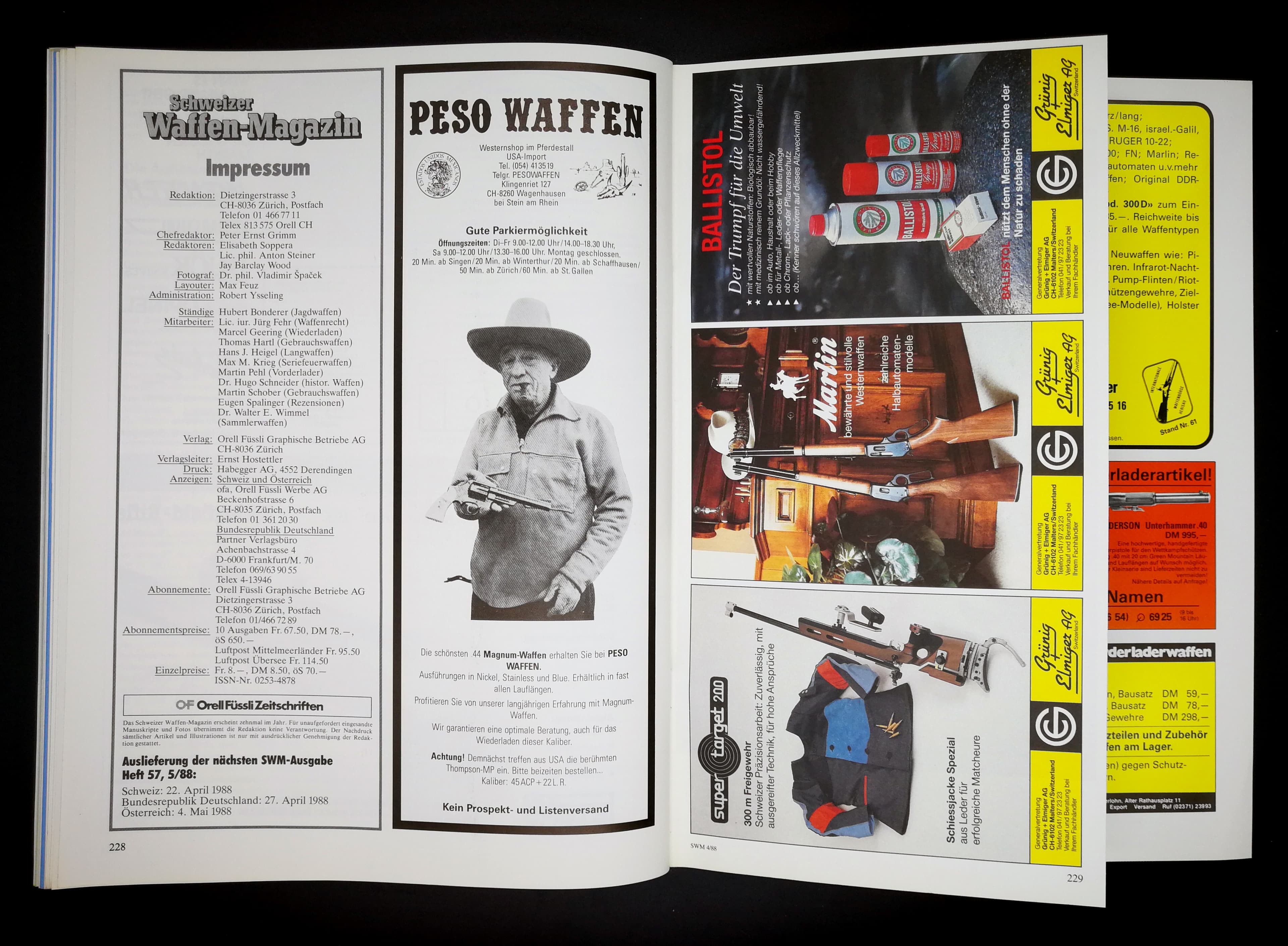 SO verkauft man Revolver!
