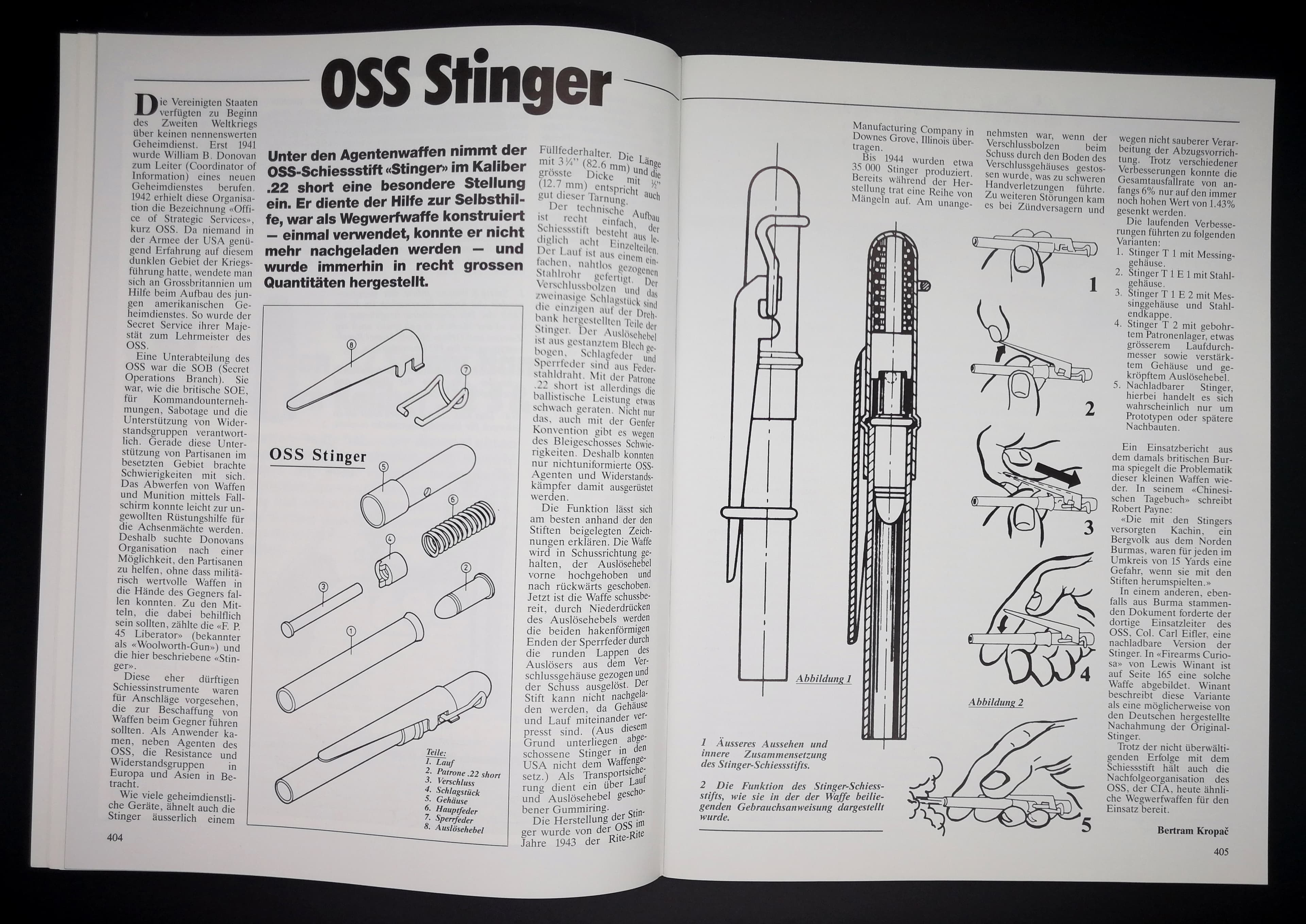 Stinger steht nicht nur für französische Luftabwehrtechnik, sondern auch für britisch/amerikanische Kugelschreiberschusswaffen.
