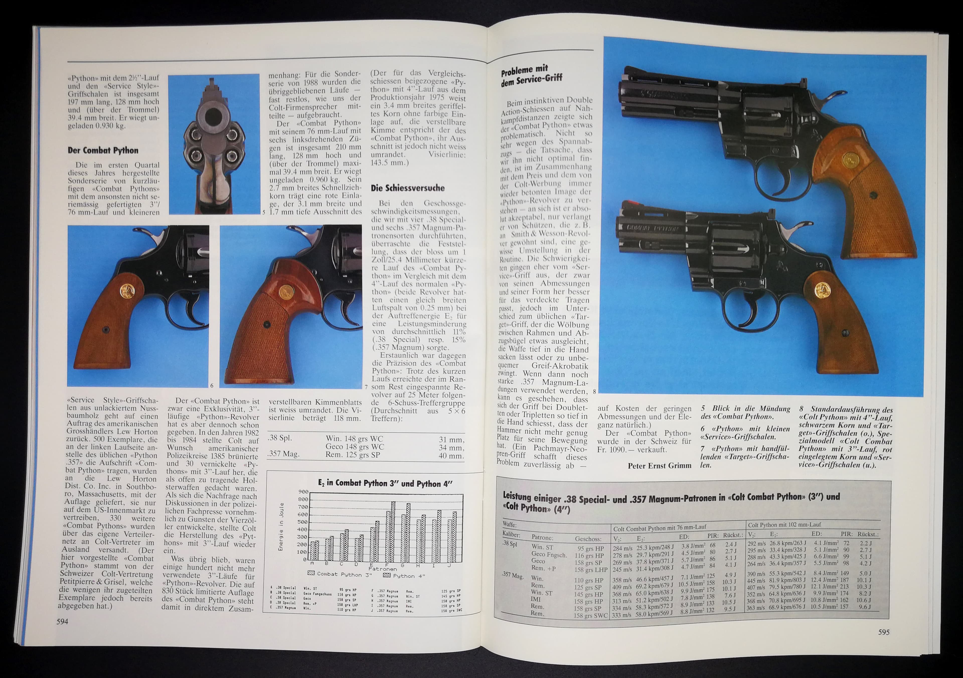 Man mag ihn oder nicht: Den Colt Python. Hier wird die Combat-Variante näher betrachtet.
