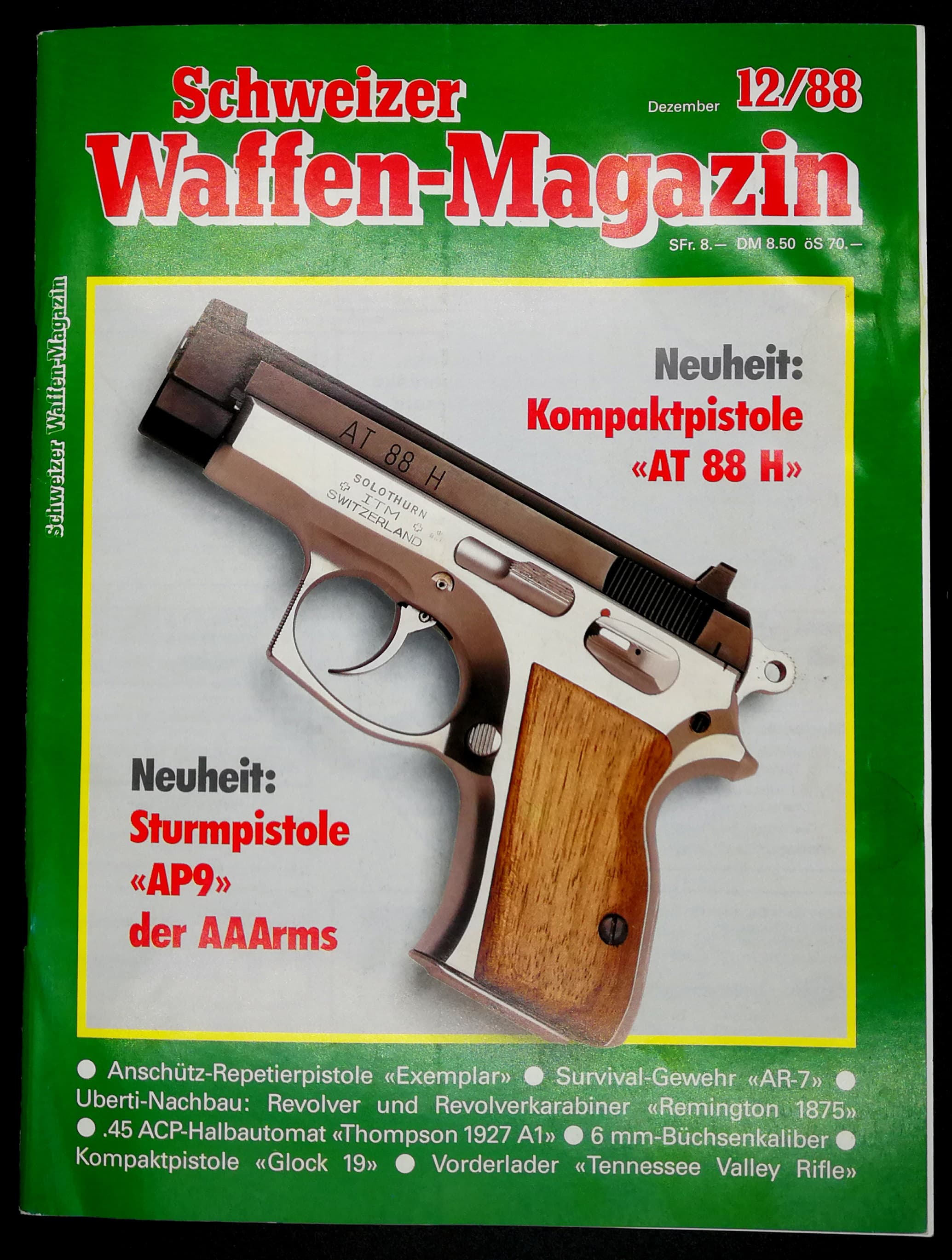 Auch wenns auf den ersten Blick so aussieht, aber dies ist keine Sphinx, sondern eine Solothurner ITM AT 88H
