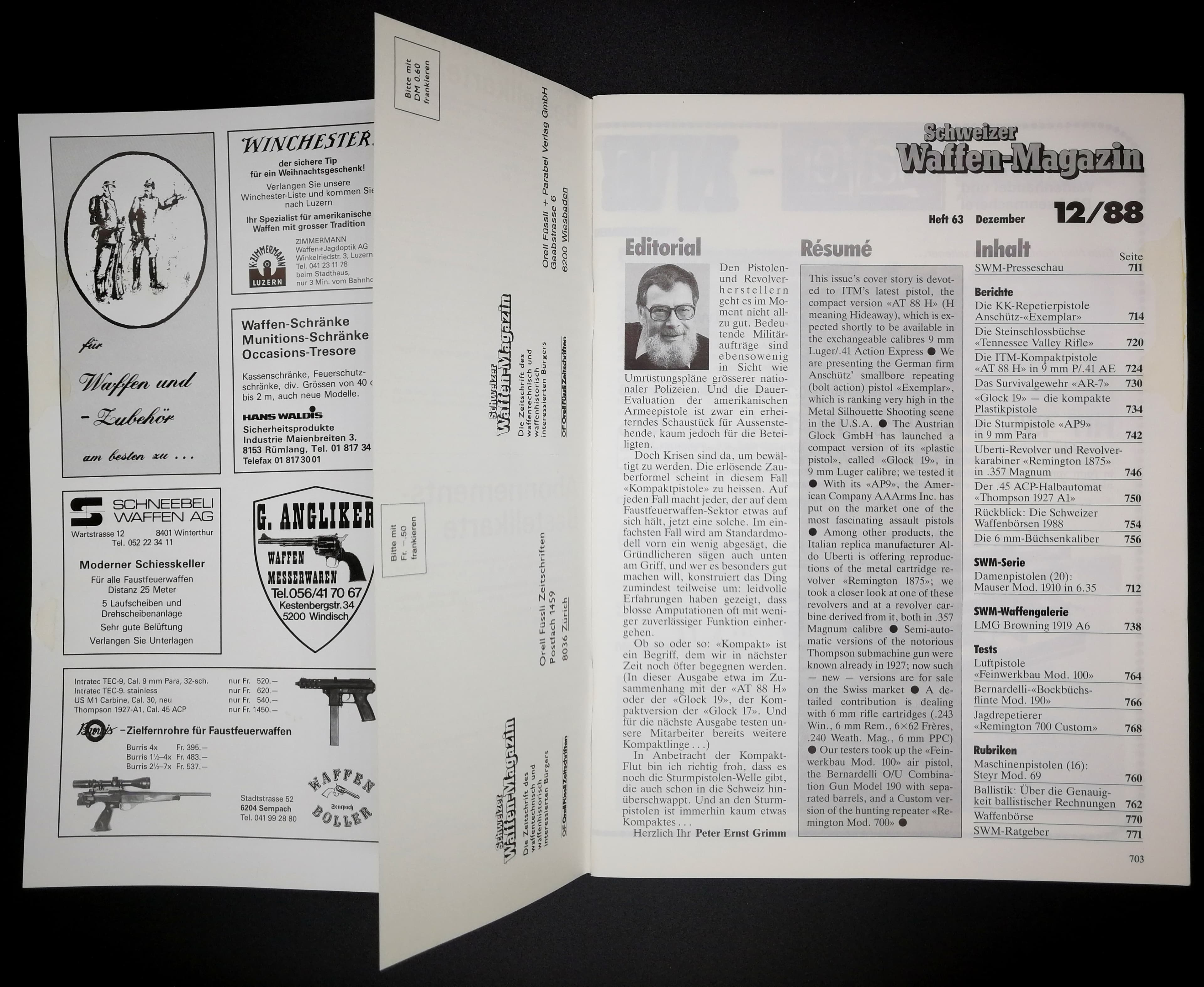 Peter Ernst Grimm über Kompaktpistolen und die in die Schweiz überschwappende Sturmpistolenflut...
