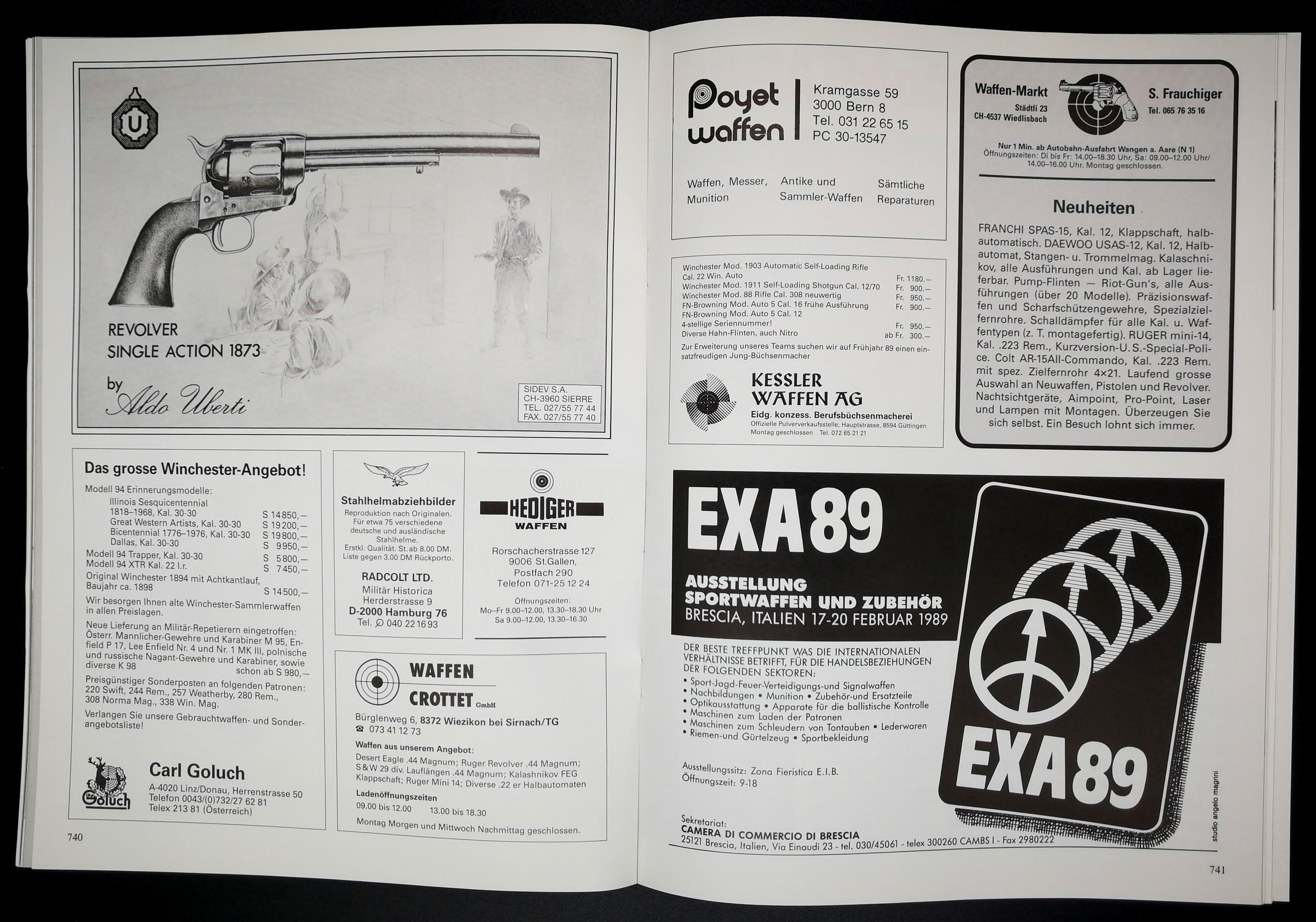 Die EXA gibts wohl nicht mehr, google jedenfalls weiss nichts darüber zu berichten.
