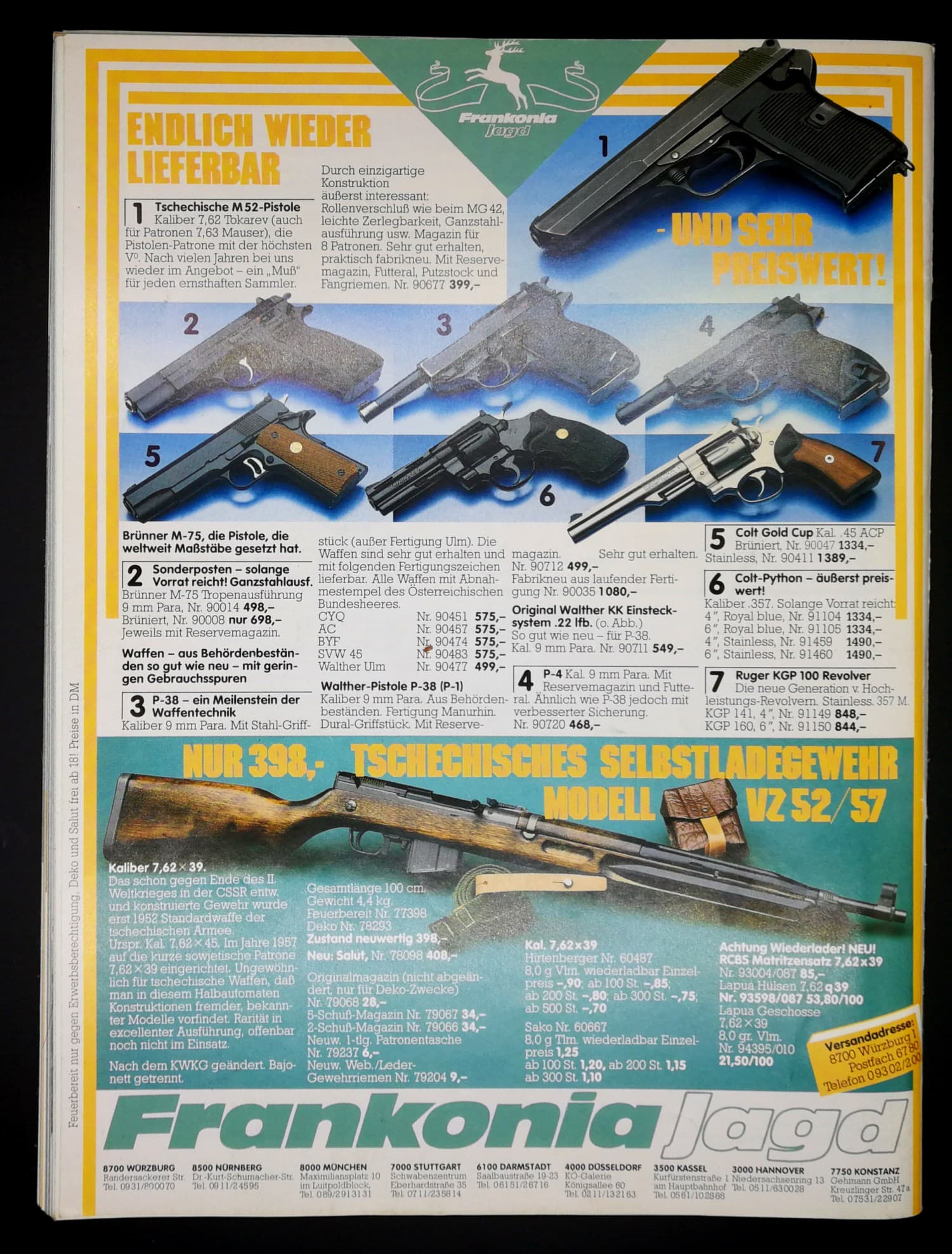 Wie immer nette Auswahl bei Frank und Monika.
