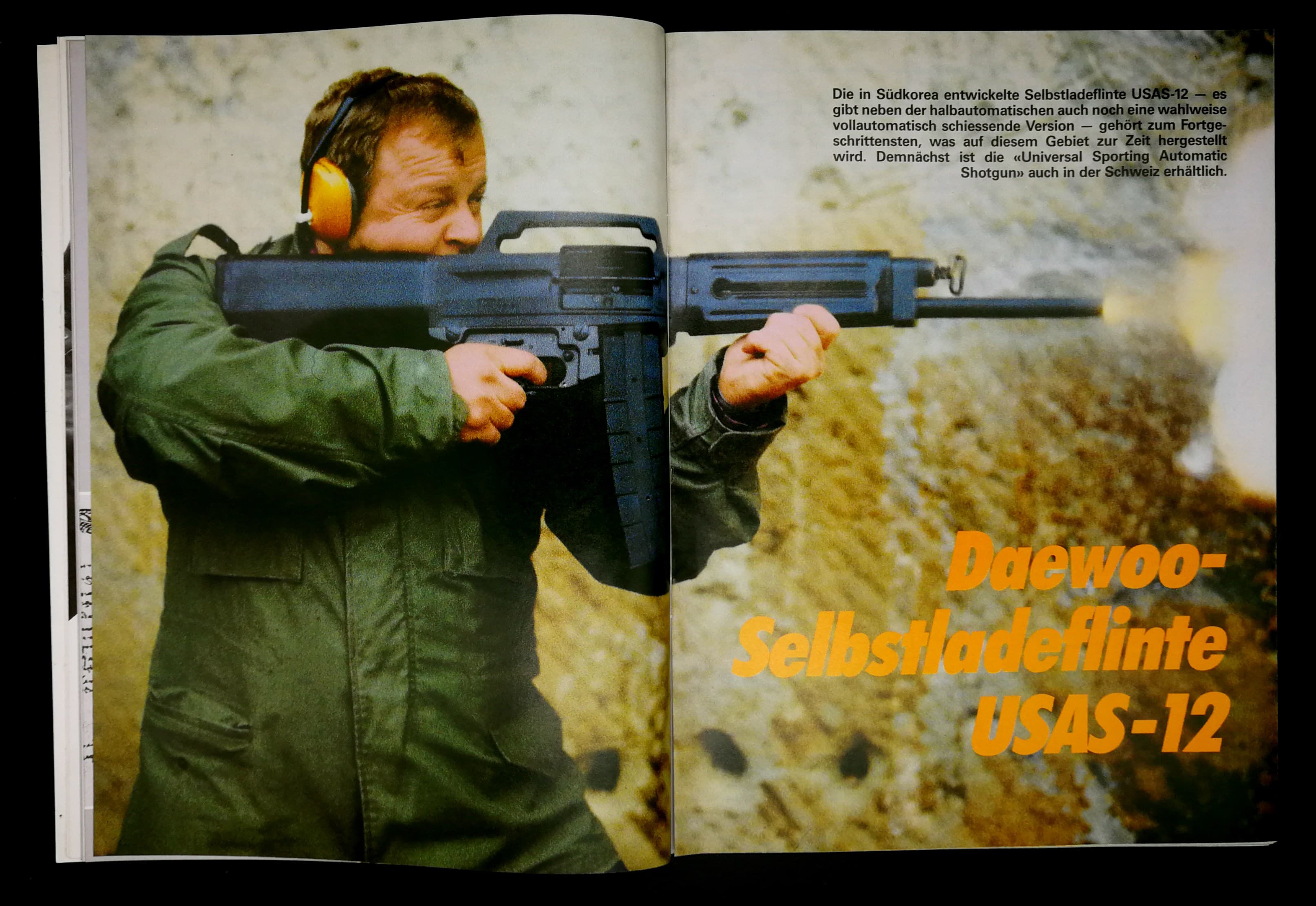 Der Schaft verdeckt es, aber ich bin überzeugt, dass da hinter der Koreaflinte ein riesig grinsedes Gesicht steckt.
