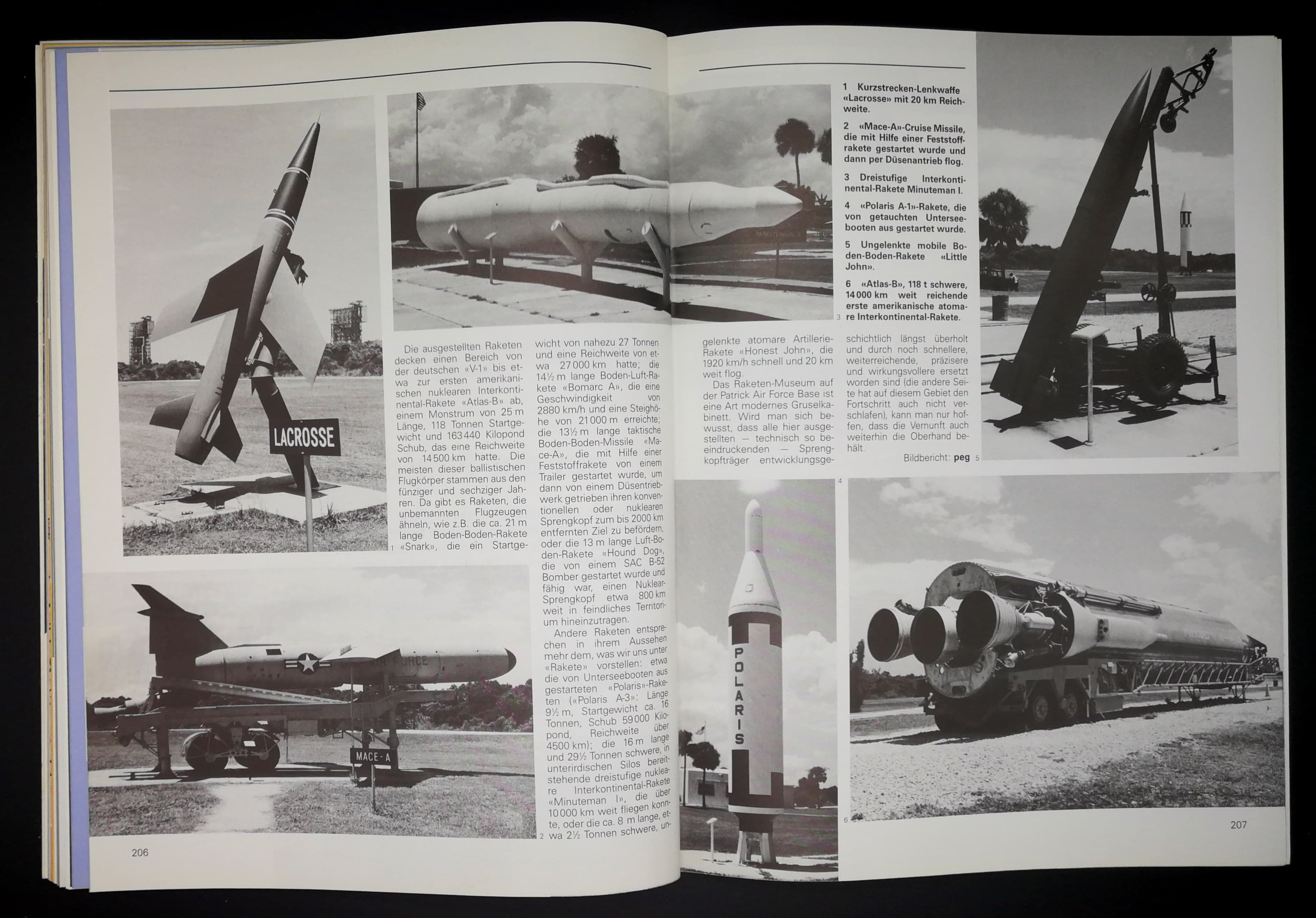 Wohl auch damals nicht einfach kaufbar: Raketen auf der Patrick Air Force Base in Florida.

