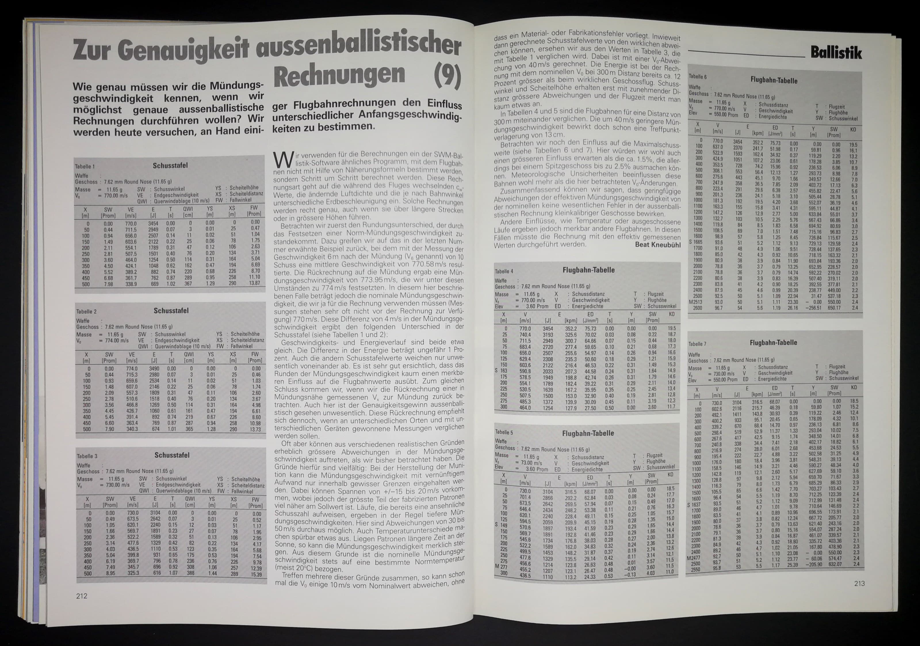 Zahlen, Formeln und Tabellen: Da muss Beat Kneubühl am Werk sein.

