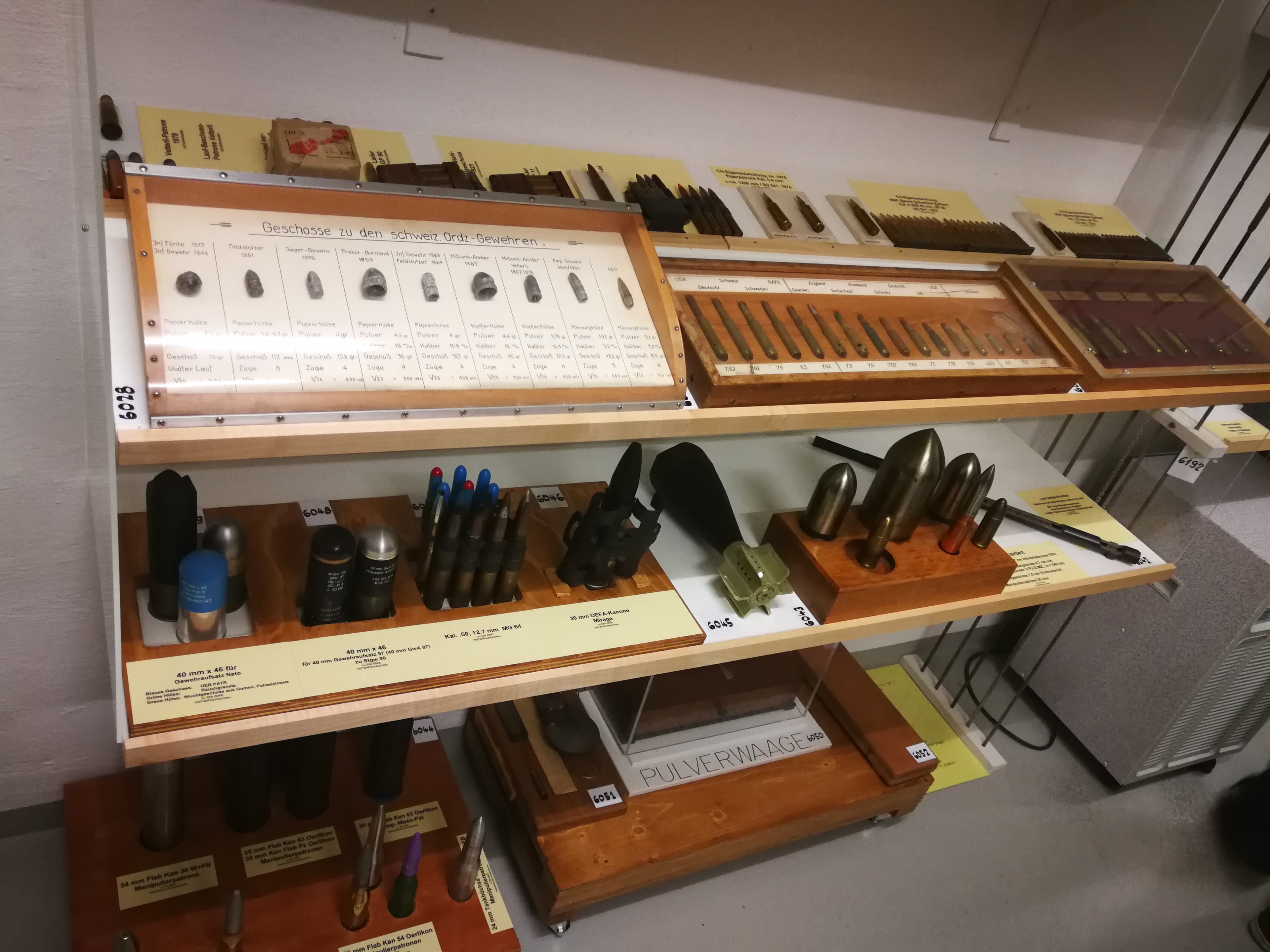 Mehr Munition, auch Granatgeschosse.
