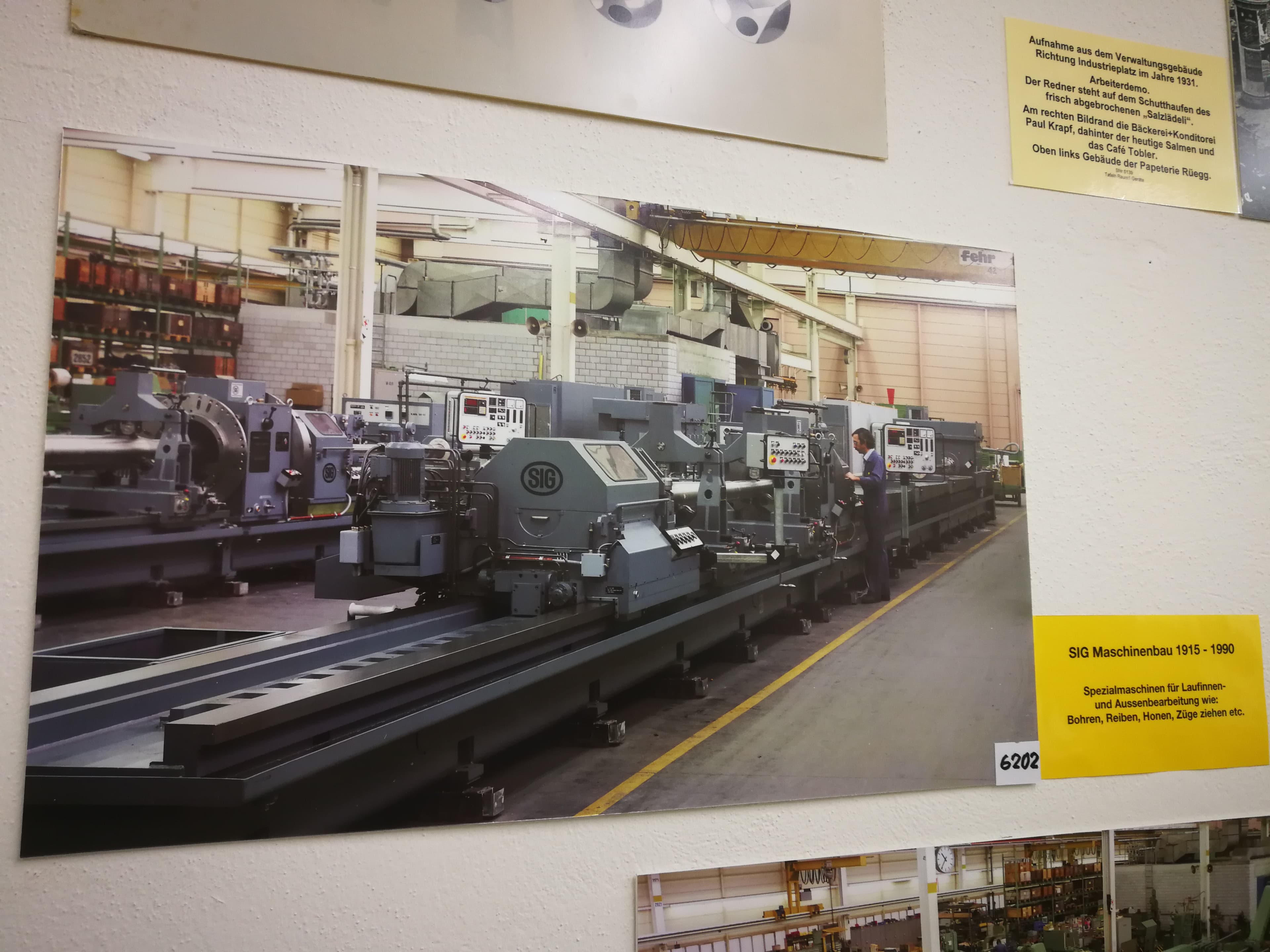 So sah das damals in den SIG Hallen aus.
