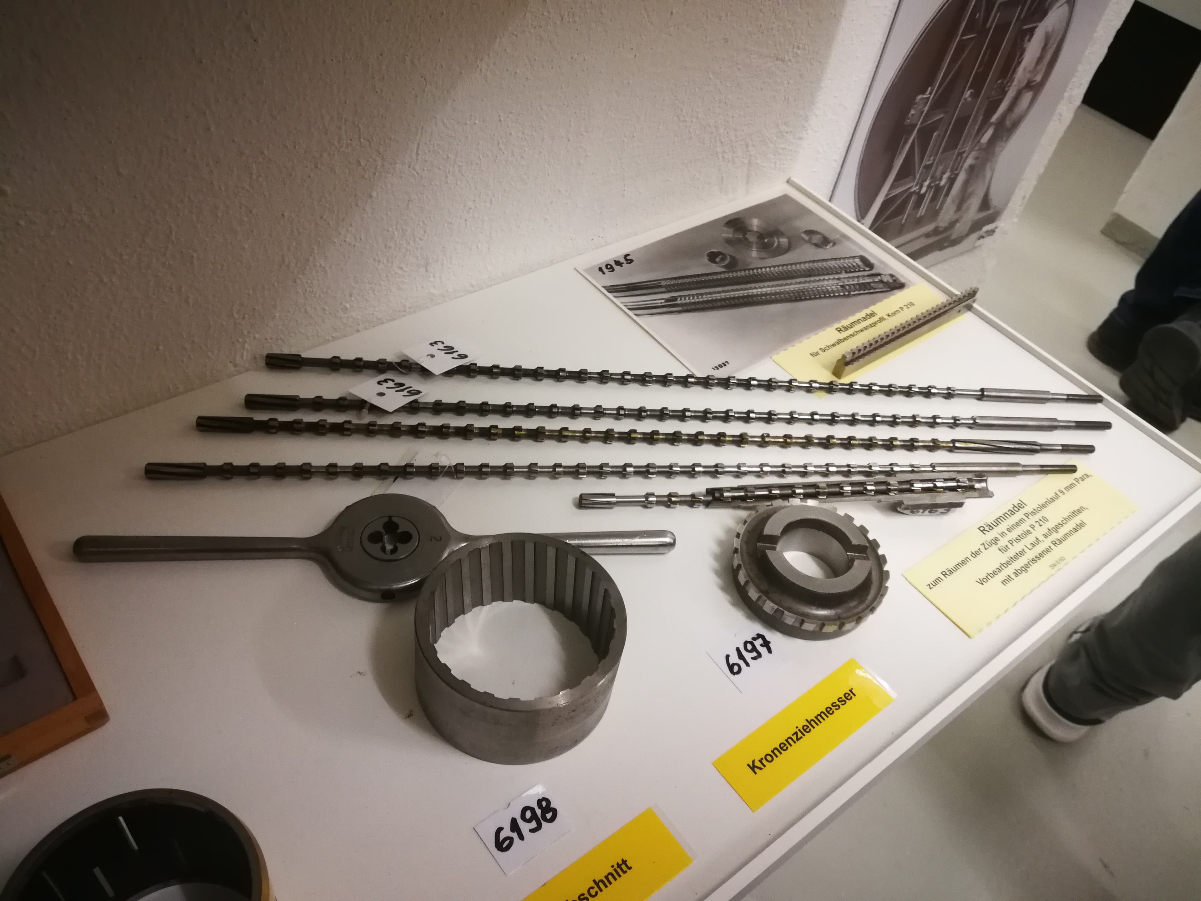 Weitere Laufbearbeitungswerkzeuge.
