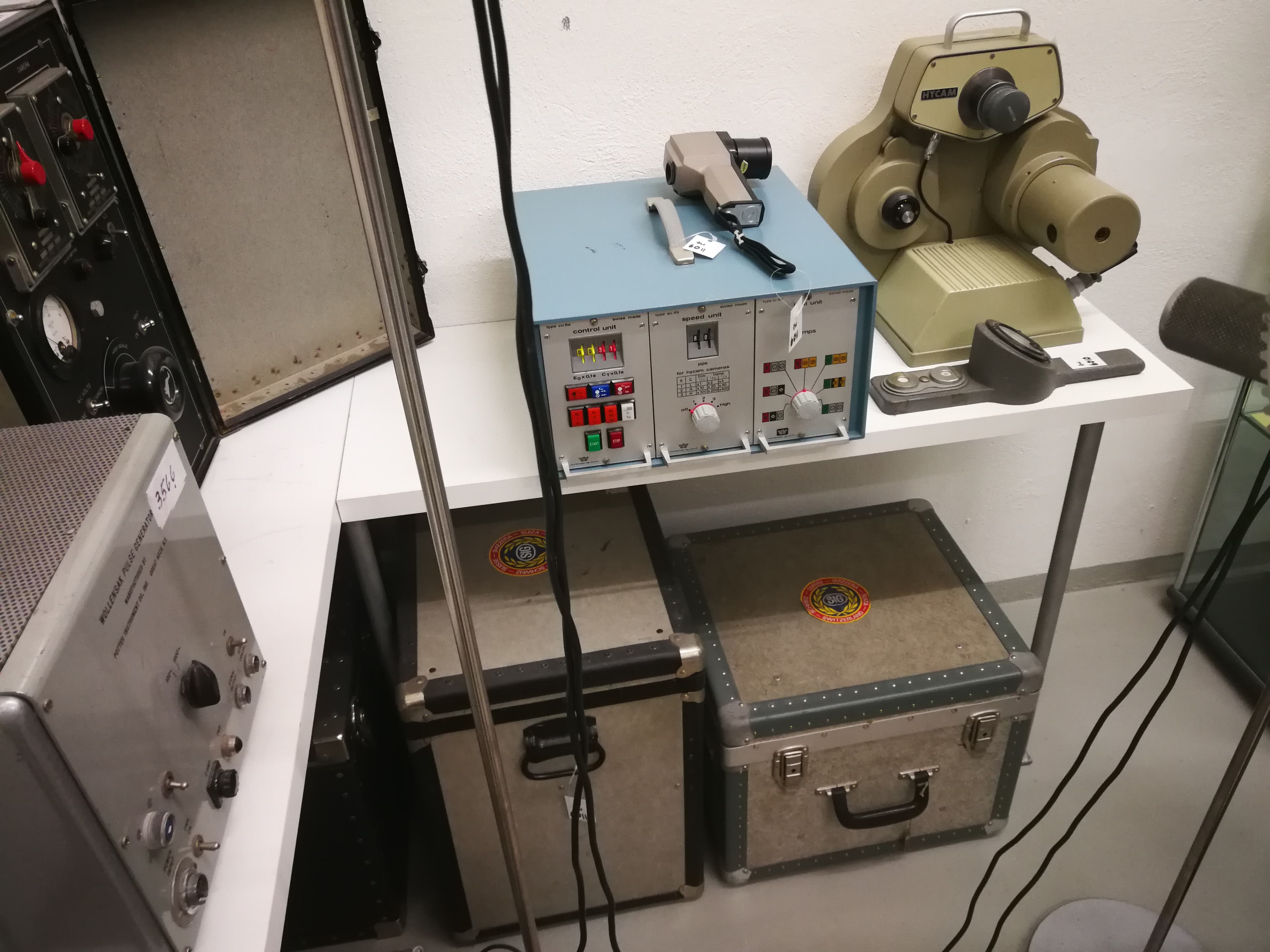 Und das gehört alles an Ausrüstung zur Kamera.
