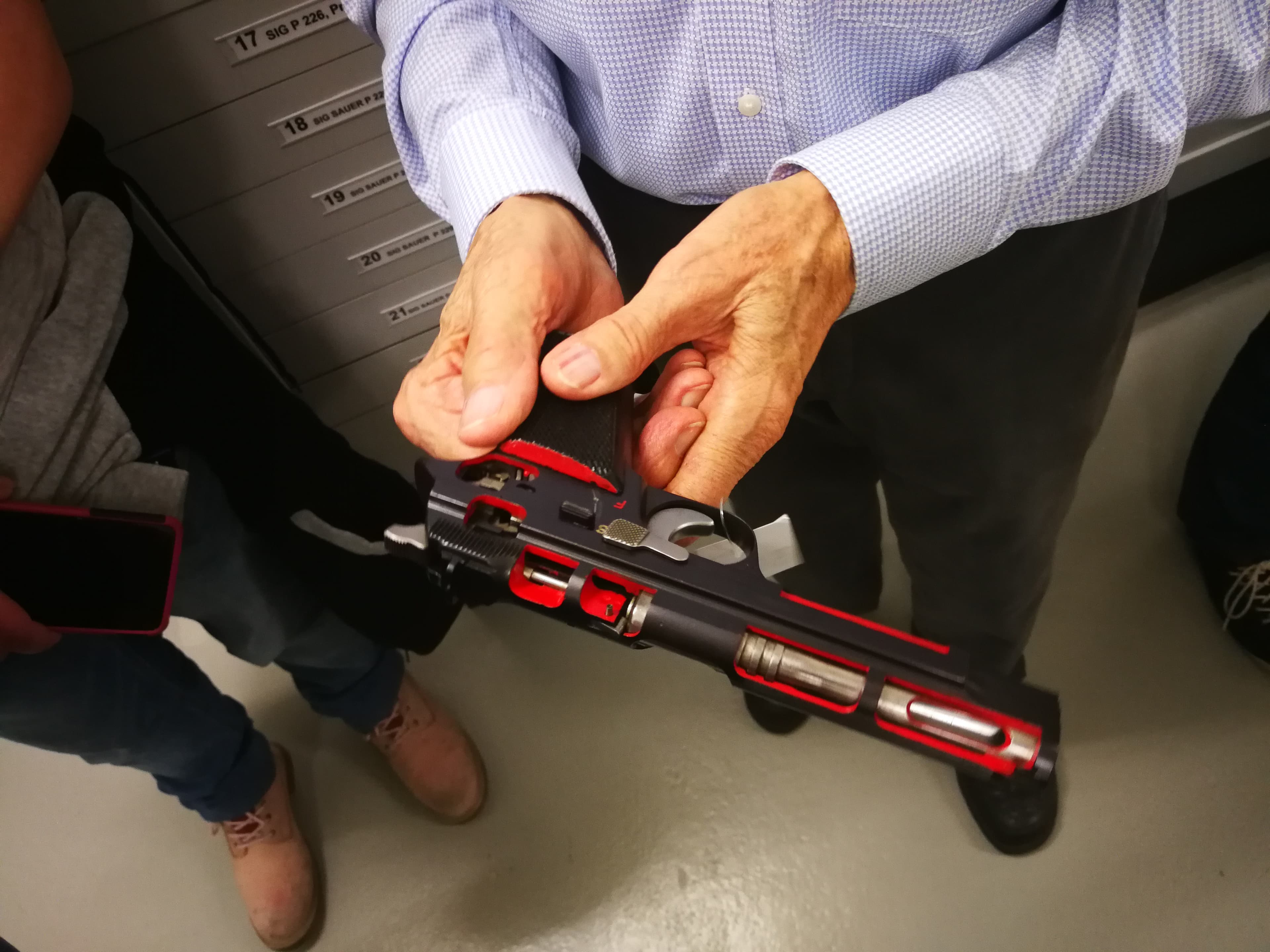 Nahaufnahme der Schnittmodell-SP 47/8
