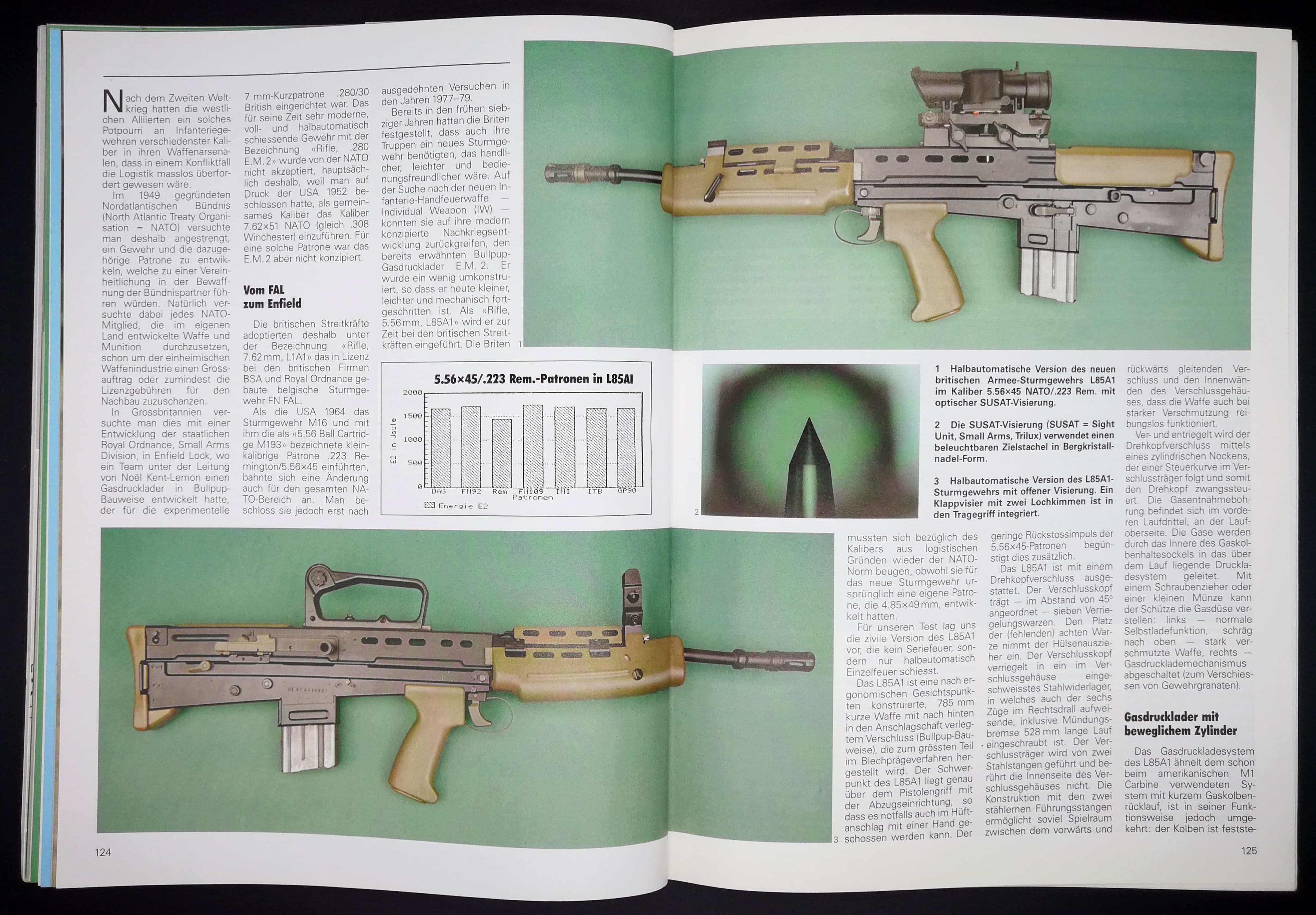 Das Britische Sorgenkind L85A1. Futuristische Bullpup mit vielen Mängeln...