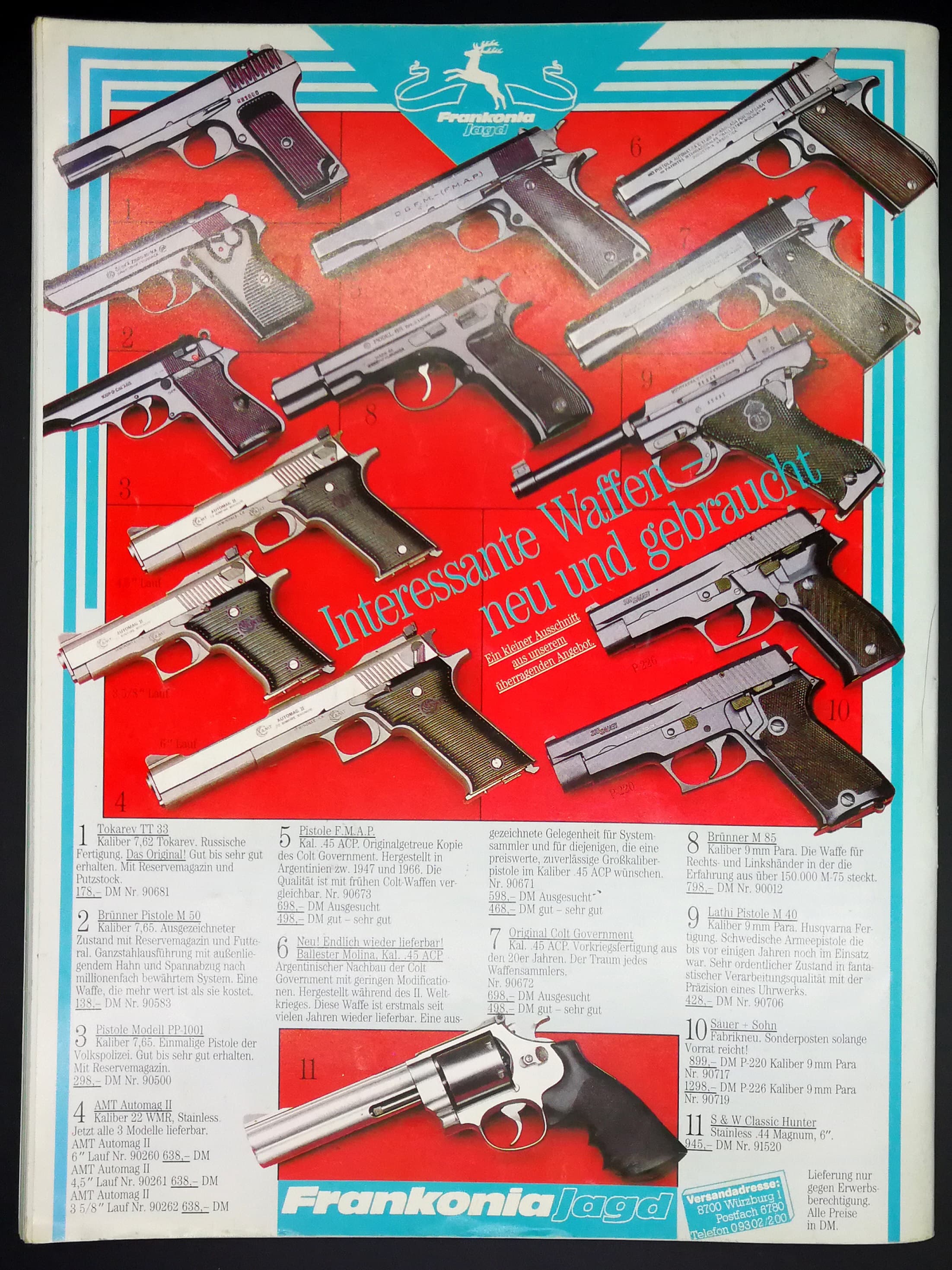 Frank & Monika mit einer feinen Auswahl an Pistolen.