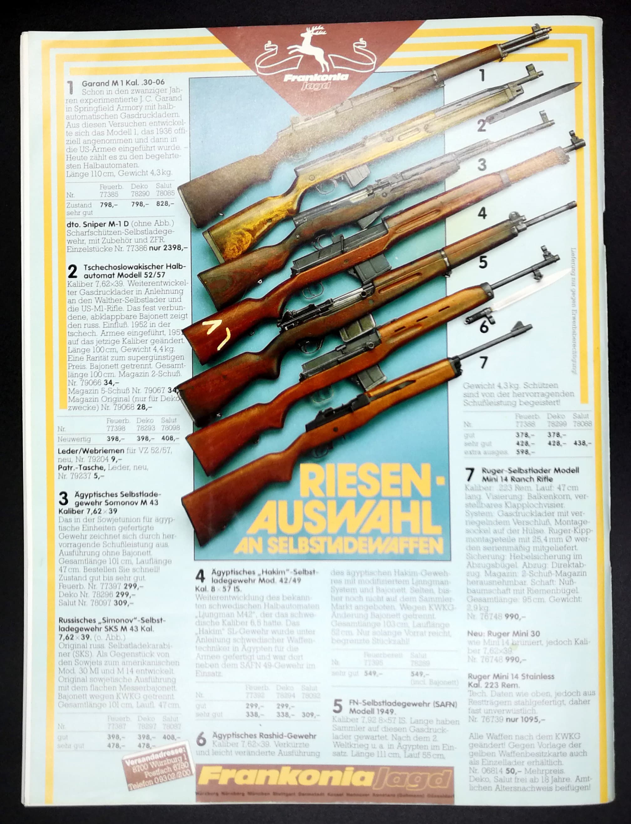 Den Text kann man kaum lesen, aber es zählen eh nur die hölzernen Ordonnanzschönheiten.