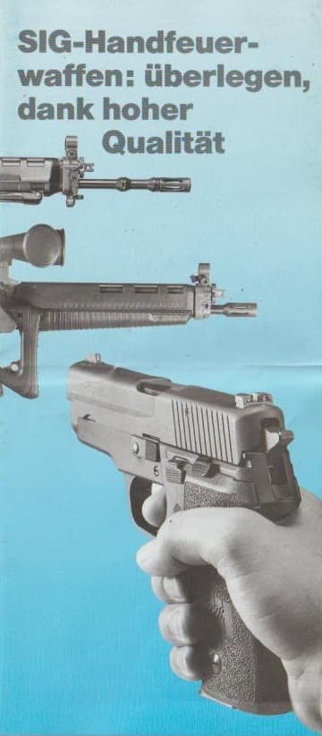SIG Prospekt "Handfeuerwaffen und Gewehre"