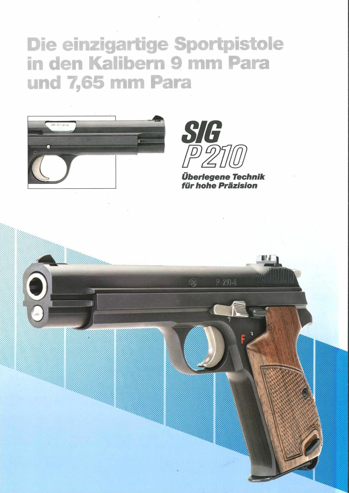 SIG Prospekt SIG Sauer P210