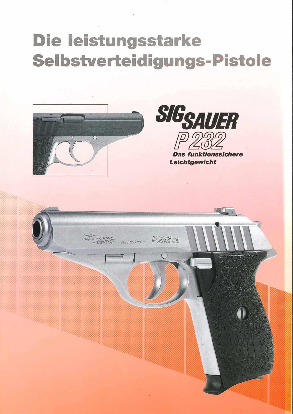SIG Prospekt SIG Sauer P232